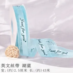 Customized 1 Inch Ribbons 50 Yard Spool for birthday Day Gift Wrapping Wedding Favor Cake Box Decoration and Handmade Crafts