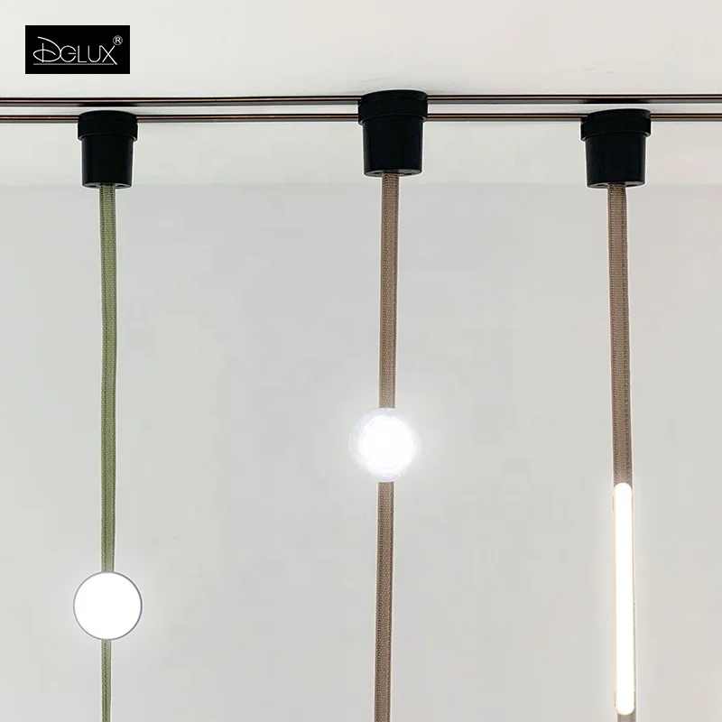 DGLUX Modern Tuya Zigbee Design Smart Track Lighting System 24V Smart Woven Belt Lighting LED Track Light