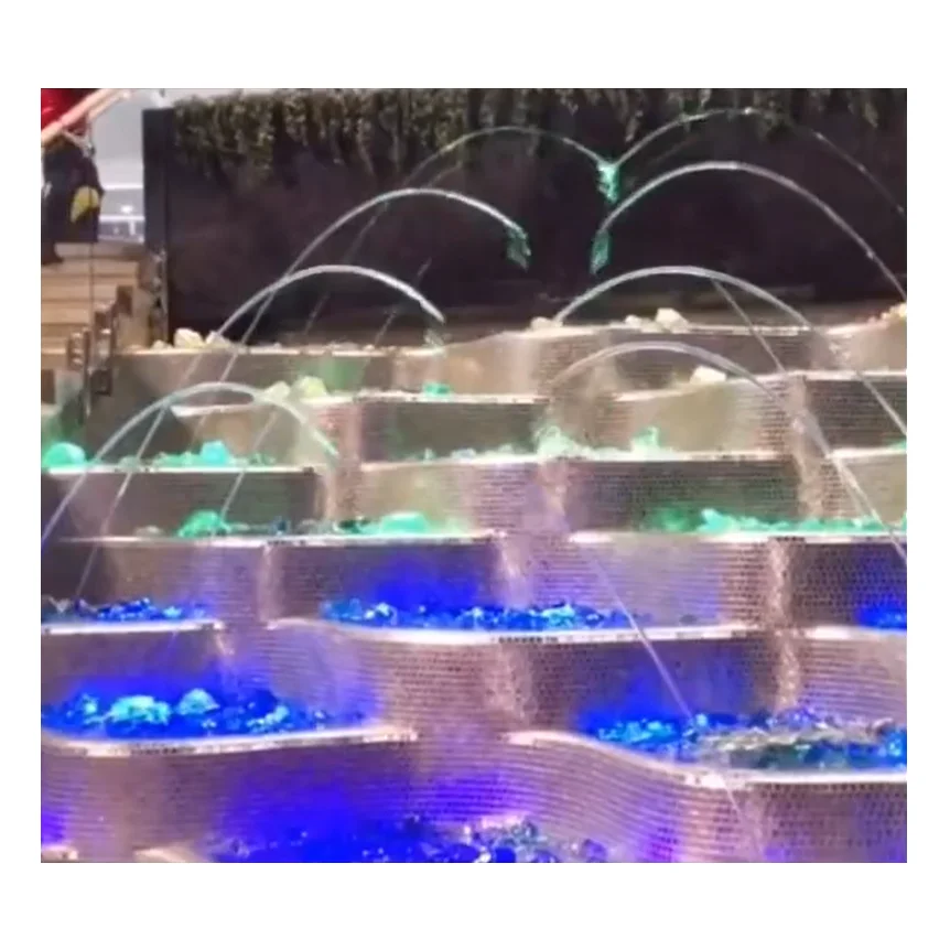 Indoor DMX Lights Colorful LED Lights Laminar Flow Water Jets Fountain Jumping Jets for Swimming Pool
