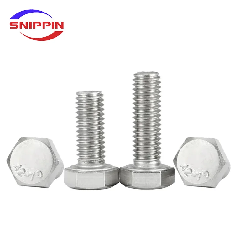 Outer Hexagon Screws GB5783 Hexagon head bolts M10*60 316L Stainless Steel bolts