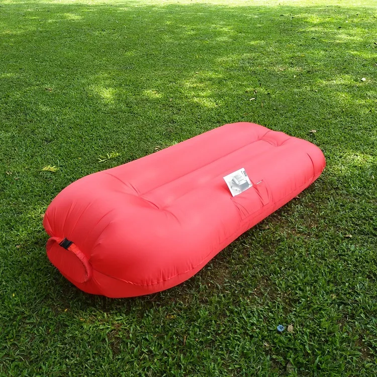 Hot Sales Fast Inflatable Air Bed Portable Camping Lazy Bag Air Sofa Bag Inflatable Banana Couch Inflatable Sofa Lounger Laybag