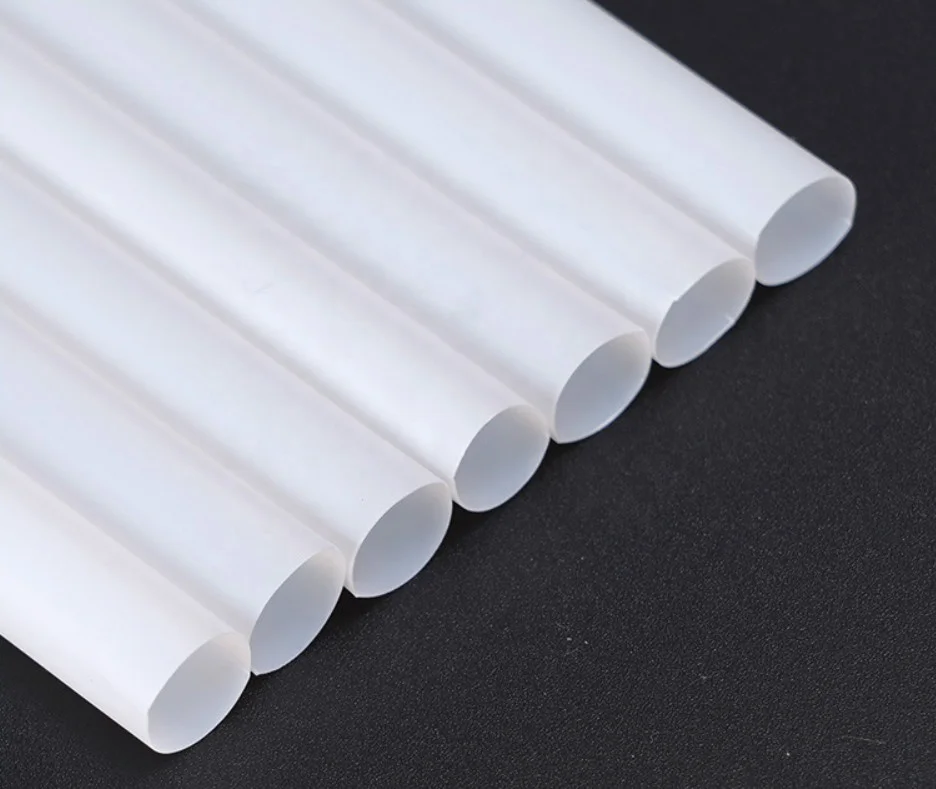 12mm Jumbo Straws Drinking Bubble Tea Tilted PLA Straw 100% Corn Starch for Smoothie Milkshake in Natural Color