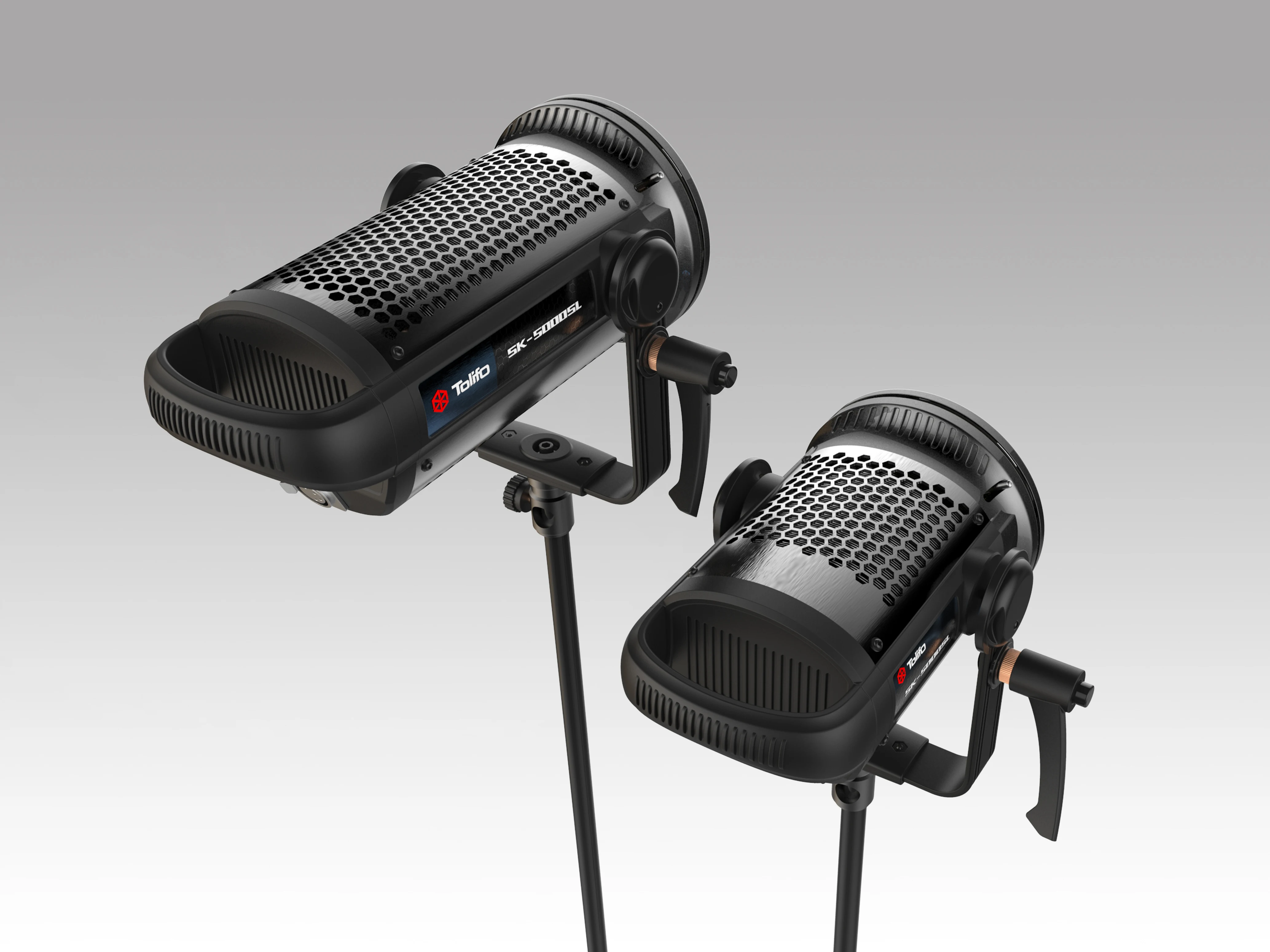 TOLIFO 500W 45000LM COB High Power LED Photography Lighting Kit Studio With V Lock Battery and Carry Bag