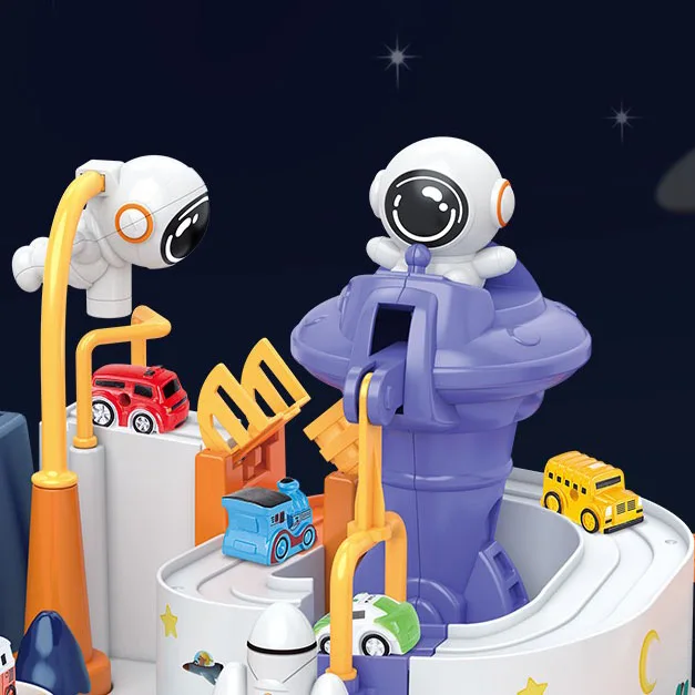 2024 Kids space orbit adventure toy diy educational space car adventure toy