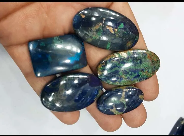 Хорошее качество золотой драгоценный камень Apache для модных ювелирных изделий натуральный металлические ювелирные изделия набор мужчин размер 12x16 мм