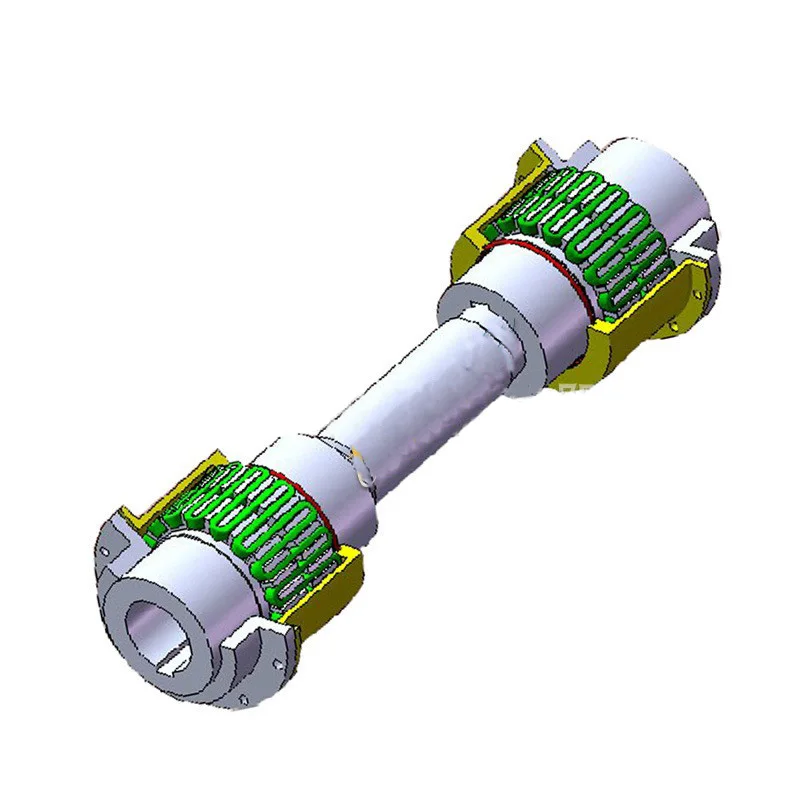 Coupling Manufacturer JSJ6-90*120/100*120 connected intermediate shaft grid coupling 45# steel equivalents to Rexnord Falk