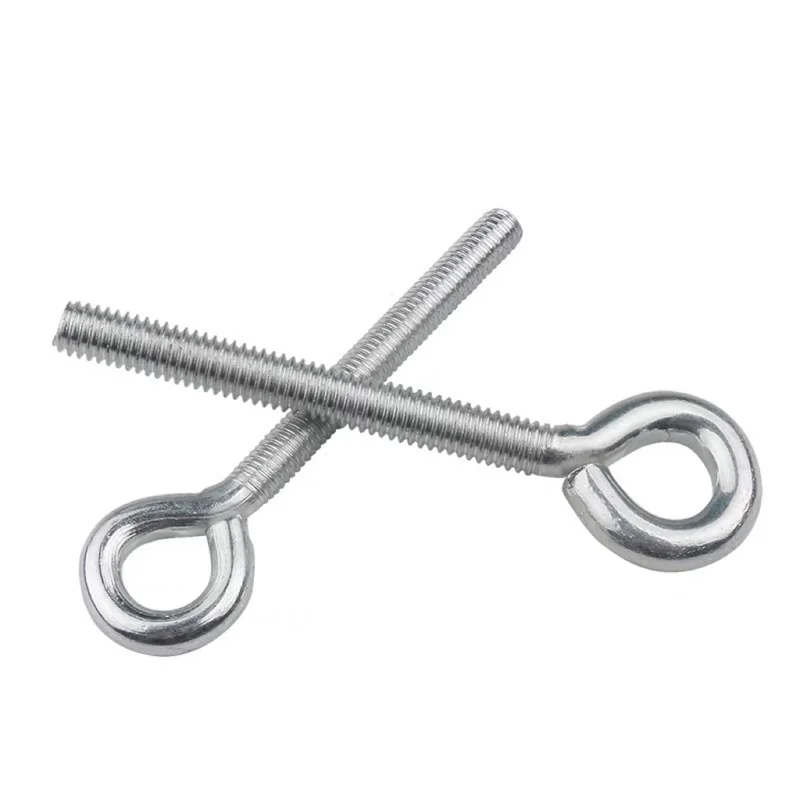 FULE Galvanized Forged 5/8 Swivel Eye Bolts Threaded Screw M6 M8 M16 M52 Stainless Steel DIN580 Anchor Hook Lifting Eye Bolt