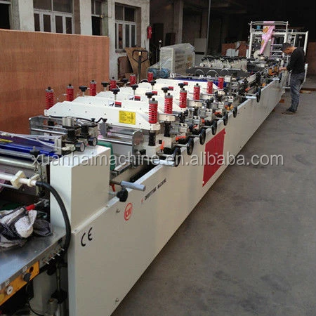HOT SELLING Three side sealing zipper Bag Making Machine Price for supermarket food packing