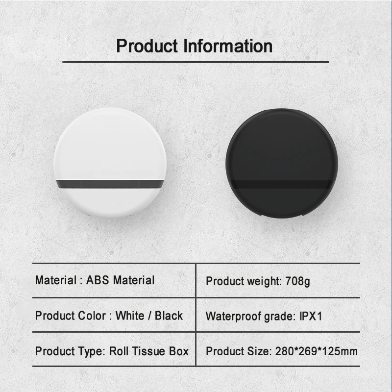 Wall mounted toilet towel holder tissue box jumbo roll paper dispenser paper dispenser