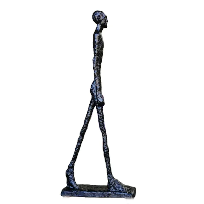 Скульптура ходьбы в натуральную величину, бронзовая литейная скульптура хия гиакометти