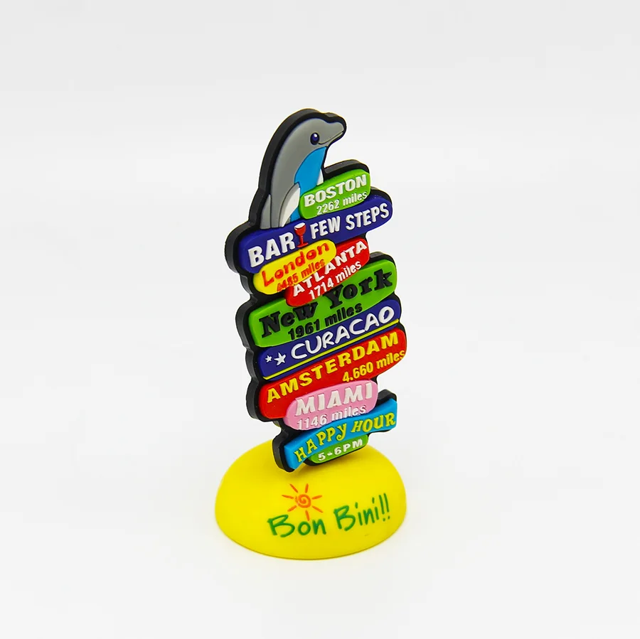 High Quality Custom Card Clips 3D Animal Shape Soft Pvc Silicone Rubber Memo Clip Holder