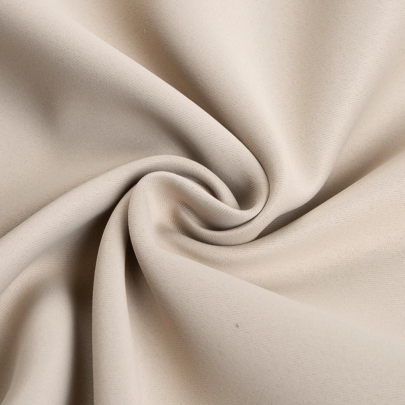 Manufacturer Custom 300cm width smooth yarn flame retardant home luxury polyester matt satin Table Fabric cloth Restaurant use