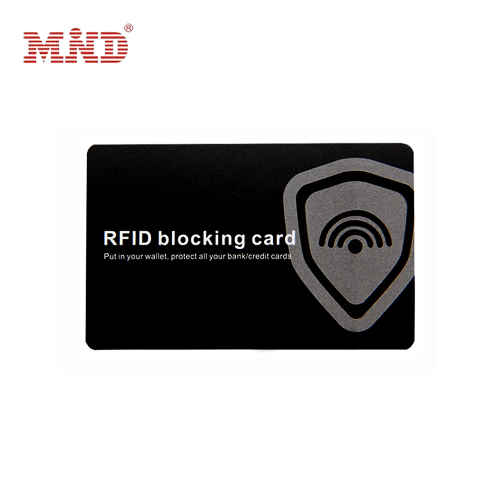Пользовательская печать анти скимминг защита карты блокировщик Анти RFID Блокировка Карты