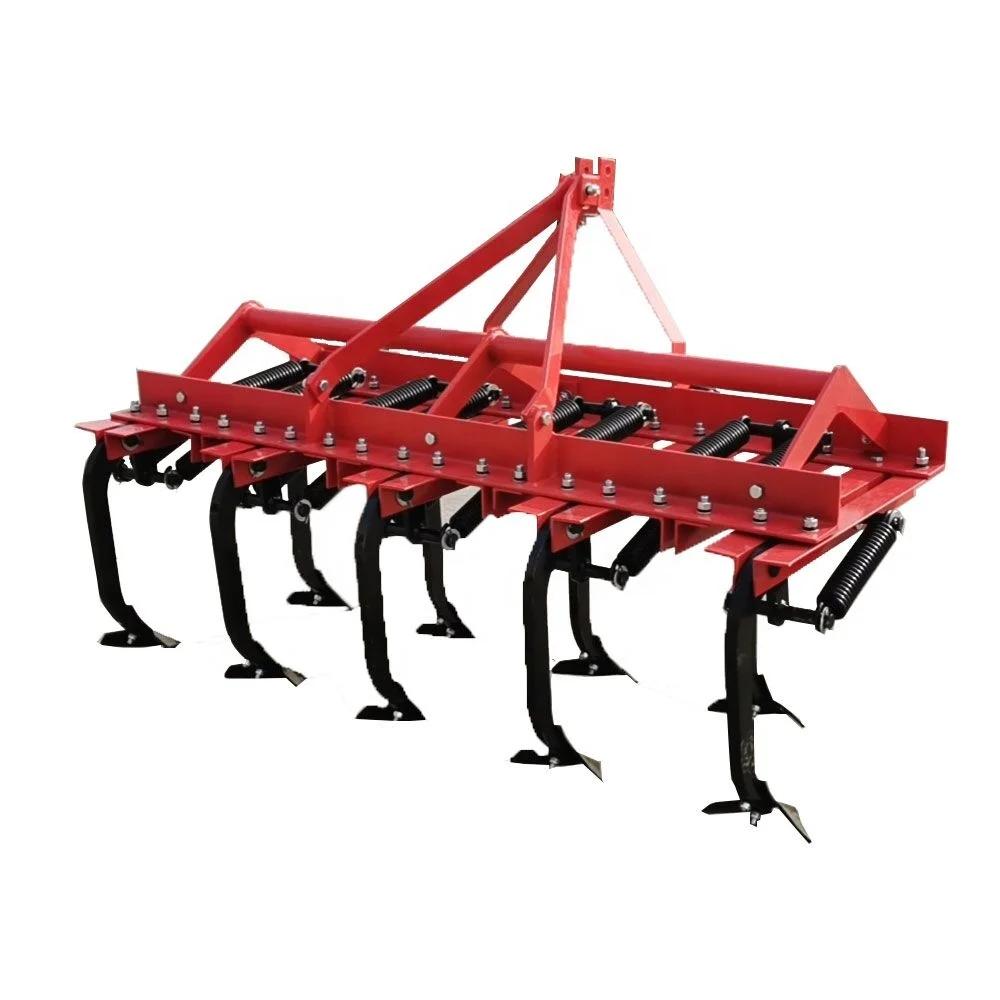Compact tractor mounted3 point Plow Spring Cultivator for sale