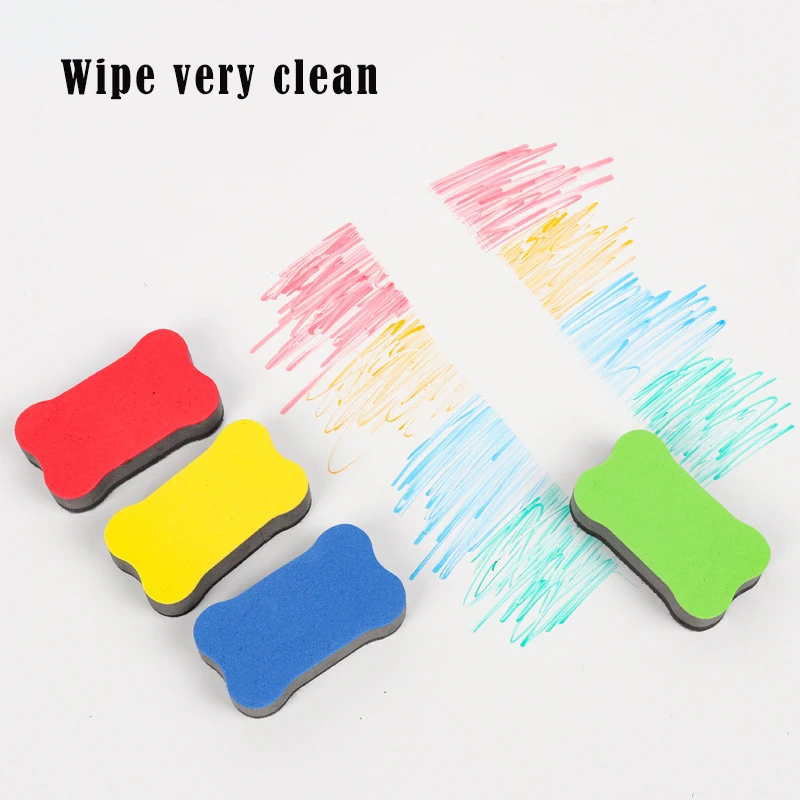 Hot Selling Eva Custom Glass Board Blackboard Cleaner Whiteboard Magnetic Dry Eraser For Fridge