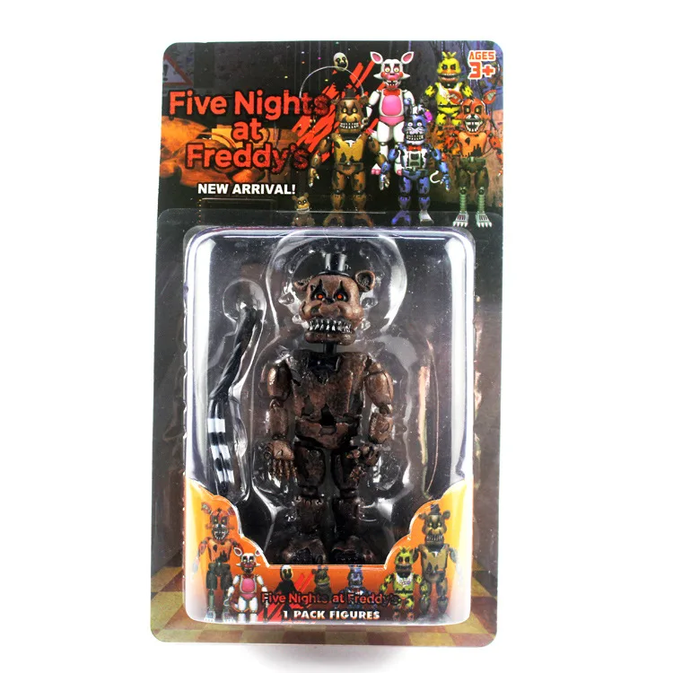  Hot Sale Toy Bear Five Nights At Freddy 2 Generation 6 Models Can Be Assembled Luminous Action Figure Doll