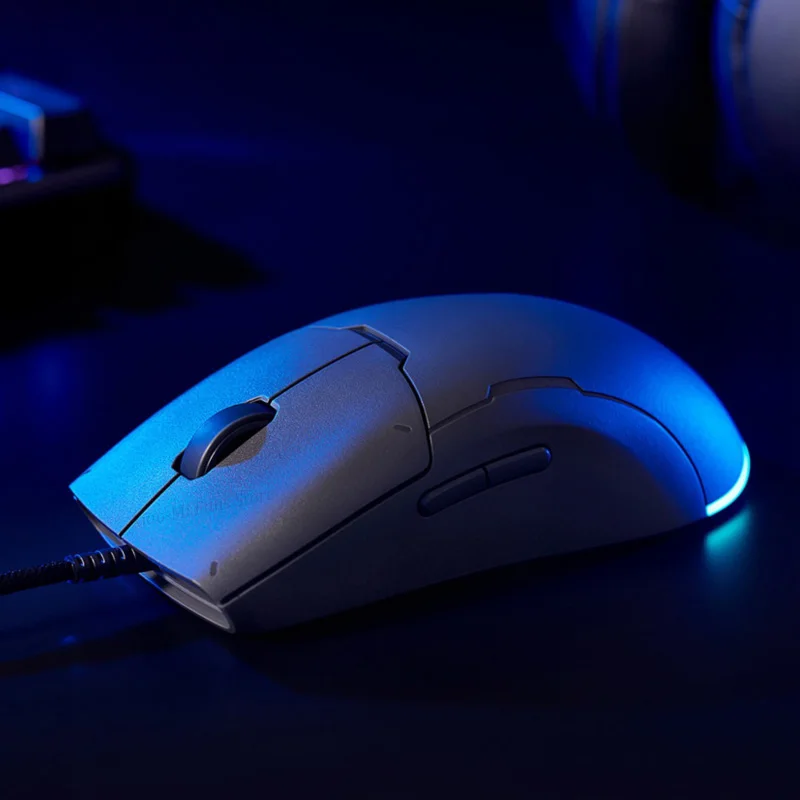 Xiaomi Mi Gaming Mouse Lite with Rgb Light 220 ips 400 to 6200 dpi Five Gears Adjusted 80 Million Hits TTC micro Move