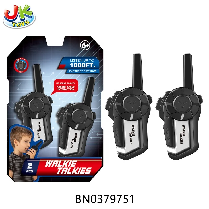 Newest Kids military talkie walkie toy range 1000ft talkie-walkie battery operated plastic toy
