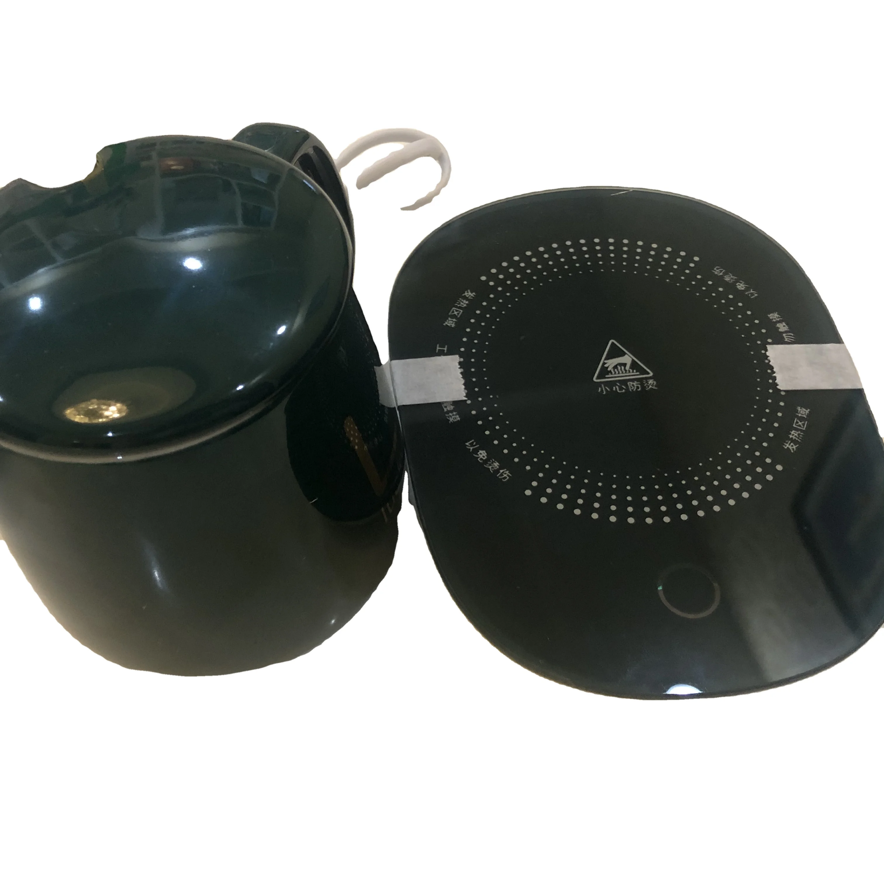 
Custom Packaging 55 degree thermostatic cup Intelligent electric heating warmer Ceramic cup 