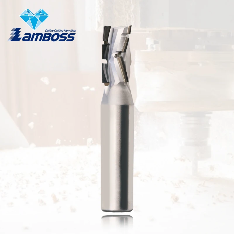 Lamboss PCD Spiral Router Bits Good selling Diamond Cnc Diamond Cutter Long Life Woodworking