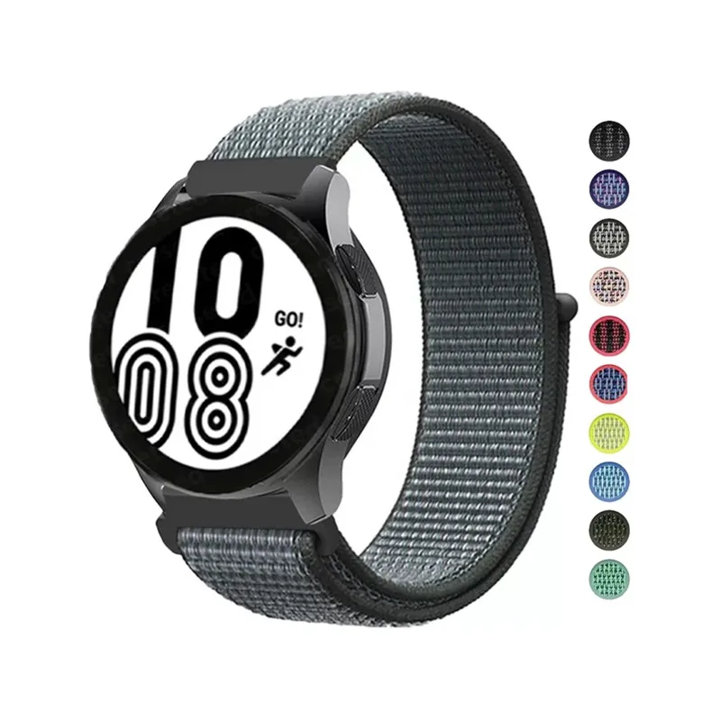 Band For Samsung Galaxy Watch 4 3 classic active 2/Gear S3/S2 Nylon loop correa Bracelet Huawei watch GT 2e pro strap 22mm 20mm
