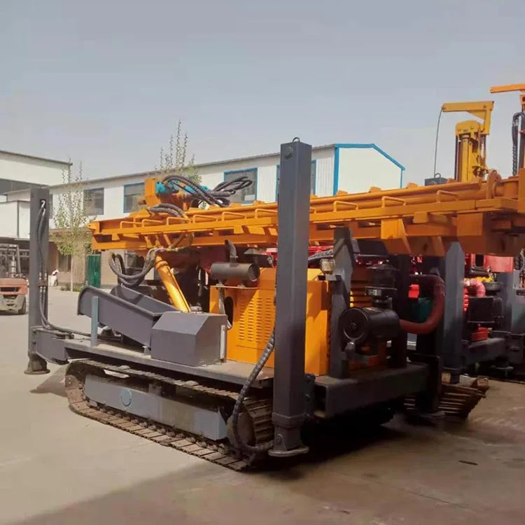 Pneumatic drilling rig 300m depth water well drilling rig with good price self-developed and save time and labor drilling rig