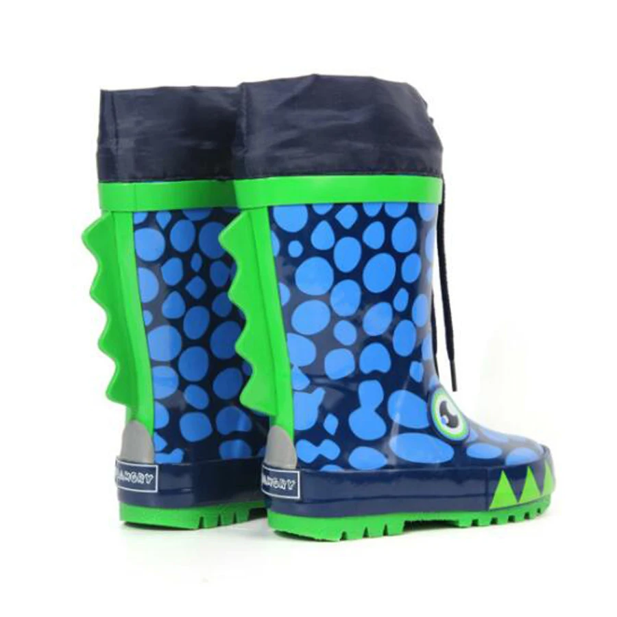 Custom cartoon, little shark color rubber boots for children