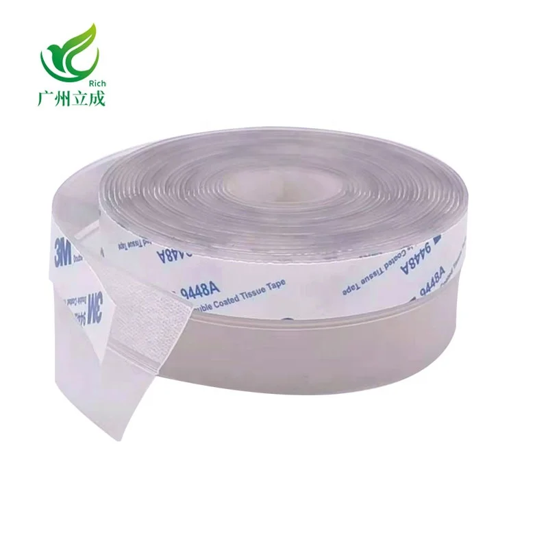 LC3601 Silicone TPE Sealing Strip For Door Bottom Self-adhesive Door Sealing Tape Air Dust Sound-proof Window Seal Door Strip