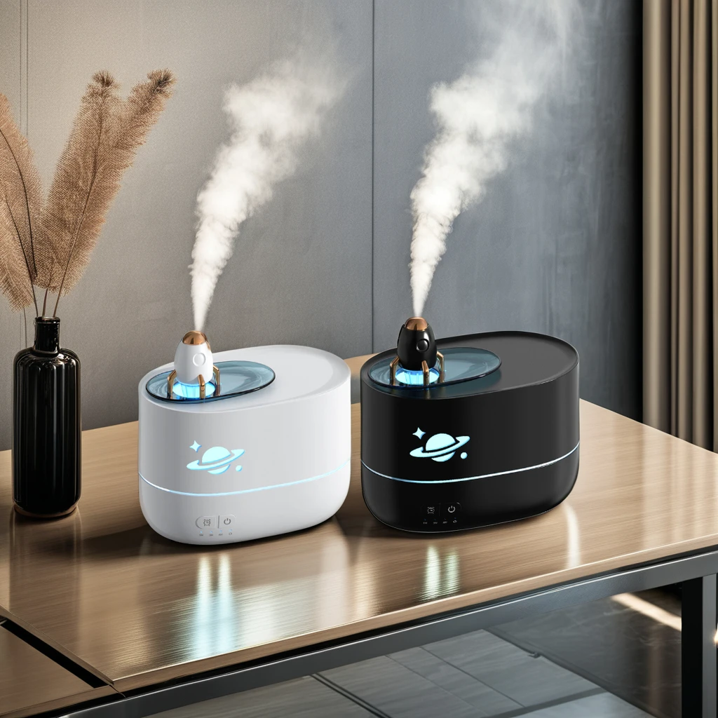 USB Mini Flame Diffuser for Home Desktop Small Perfume Humidifier with 1-Year Warranty US Plug Type Essential Oil Diffuser