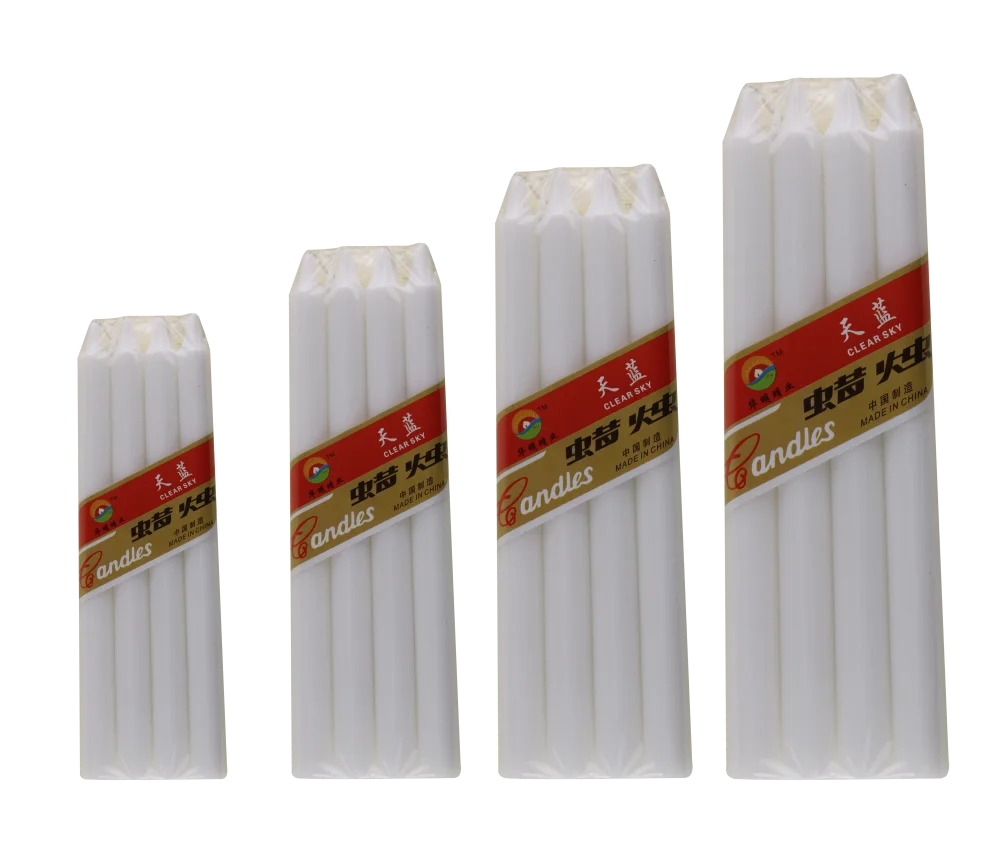 Factory Custom White Pillar Candle Burning Candle For Wedding