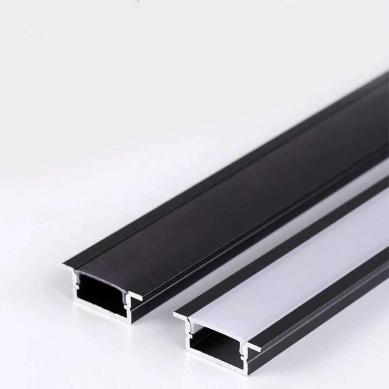 Customized LED Strip Light Black Silver Aluminum Profile Magnetic Dimmable LED Light Bar Full Solution For Gondola Shelving