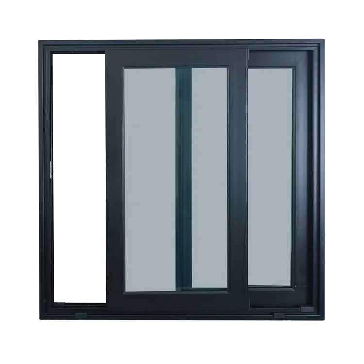 2022 New Design Tempered Double Glass Aluminium Sliding Windows tinted glass sliding window