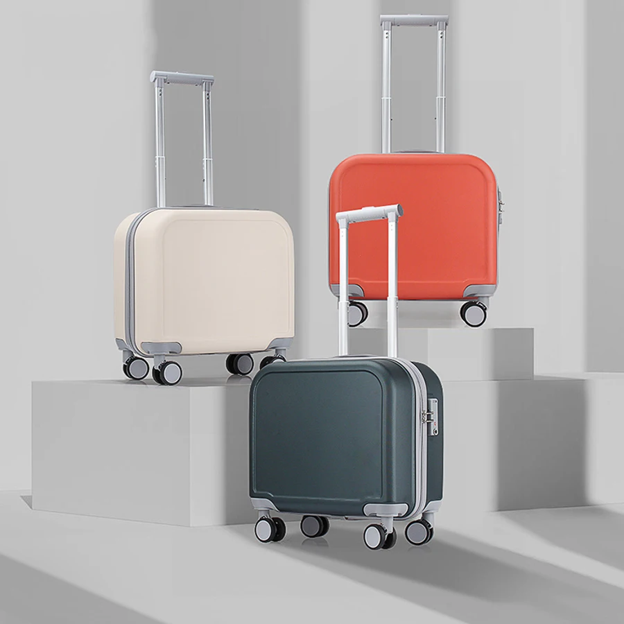 2022 New Design High Quality ABS 16 Inch Luggage Sets Rolling School Bag Hand Luggage Suitcase