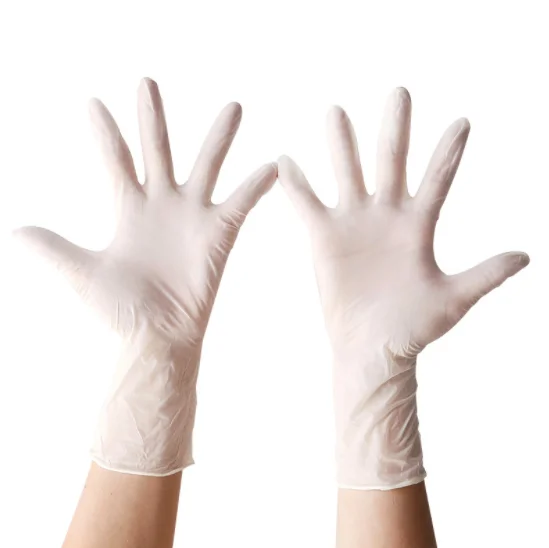 Factory direct nitrile gloves latex white disposable gloves mixed pvc gloves