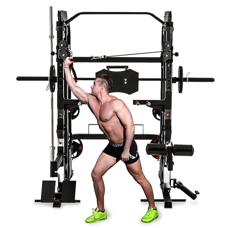 Multi-Functional body building Integrated Gym Trainer machine Smith Machine Gym Fitness equipment