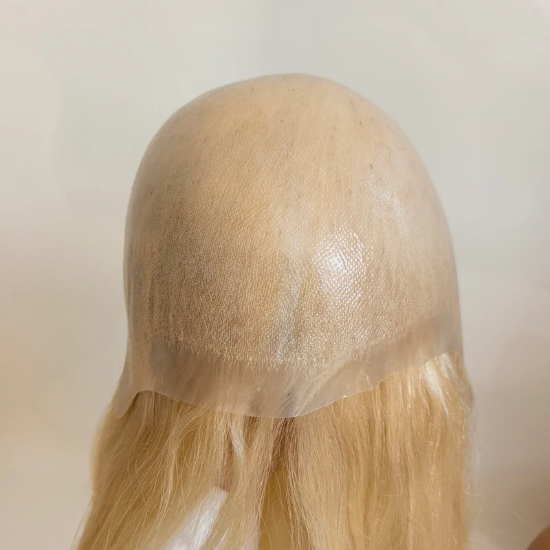 Quick Delivery Full Thin Skin PU Base Human Hair Wig With Natural Outlook China Factory