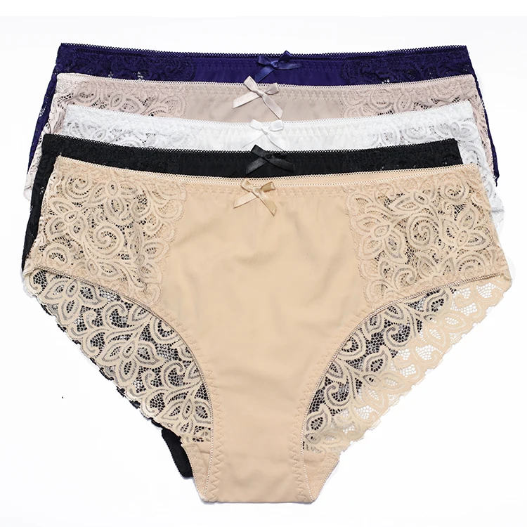 
BEIZHI 12 Hours Custom Design stretch floral see through sexy women lace underwear 
