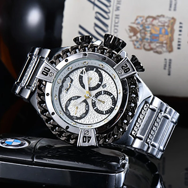 2022 Hot Sale Invit Watch Fashion Screw Crown Quartz Watch