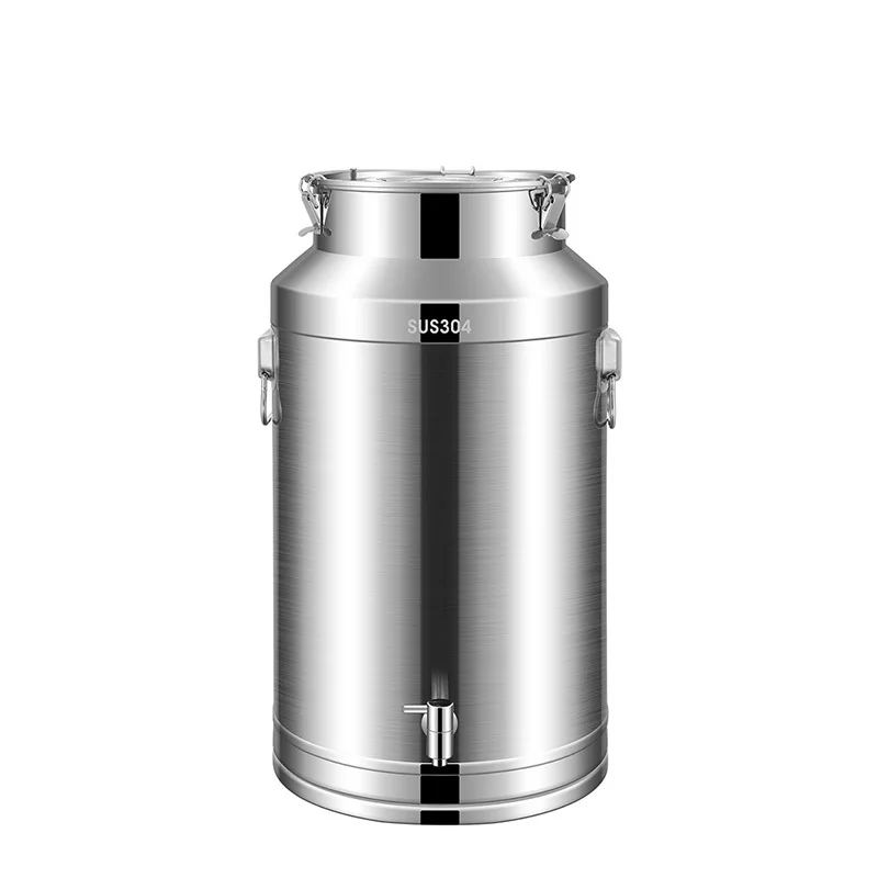 14~ 88L transportation and turnover milk barrel Wholesale price stainless steel milk storage tank with lid for sale