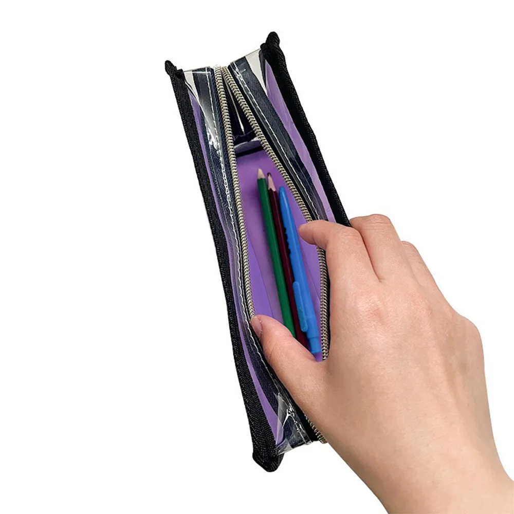 Pvc Zipper Cosmetic Bag Transparent Waterproof Bag for Travel Washing