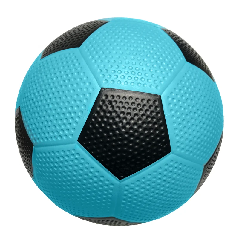 Size 5# Bright Yellow Golf Surface Natural Rubber Football Soccer Ball