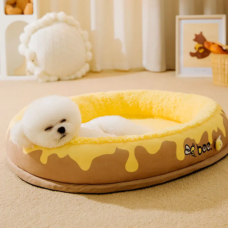Cute Custom Soft Comfortable Dog Bed,Unique Pet Bed New Design Pet Cat Bed Warm your Dog