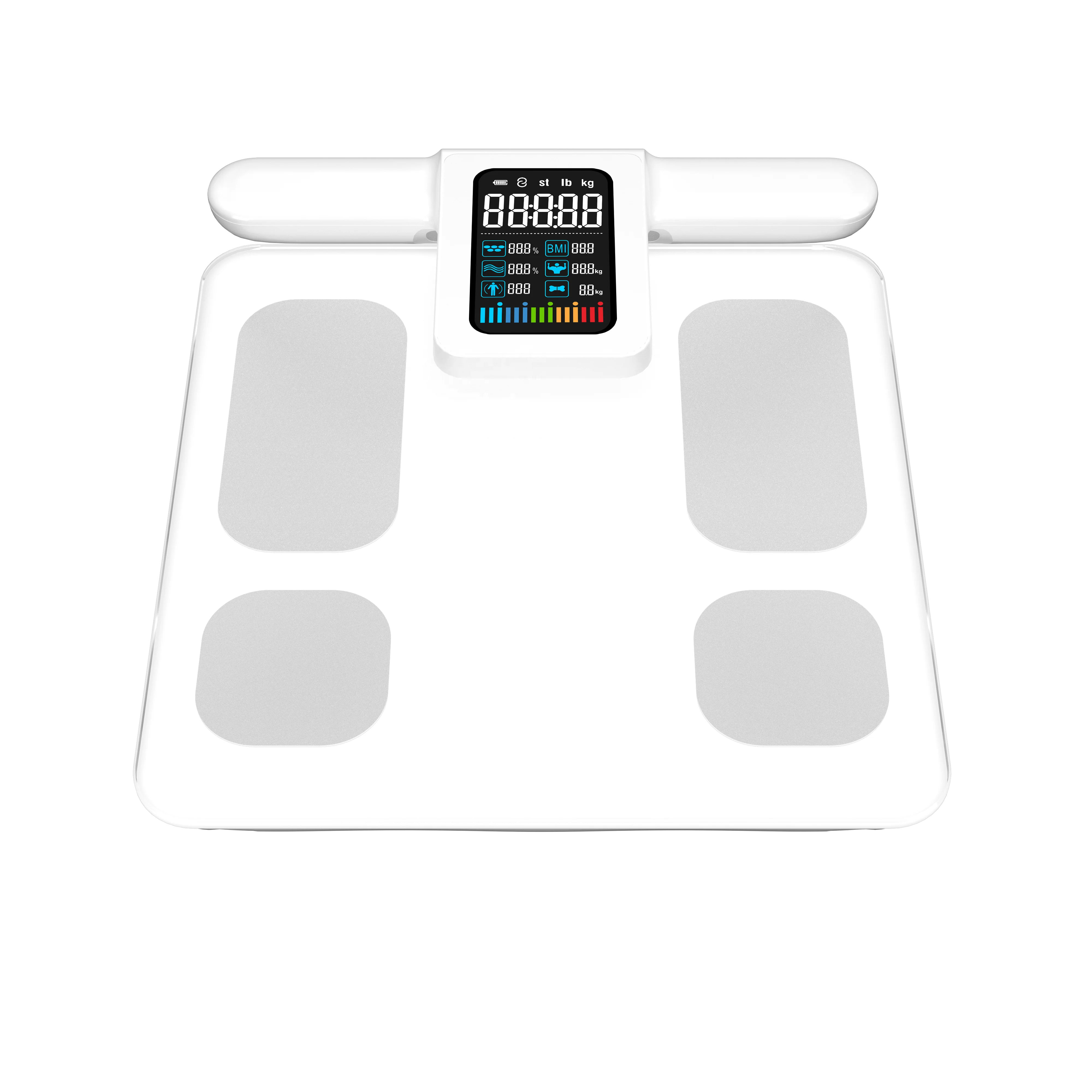 Анализатор измерительной шкалы с 8 электродами и процентным содержанием жира