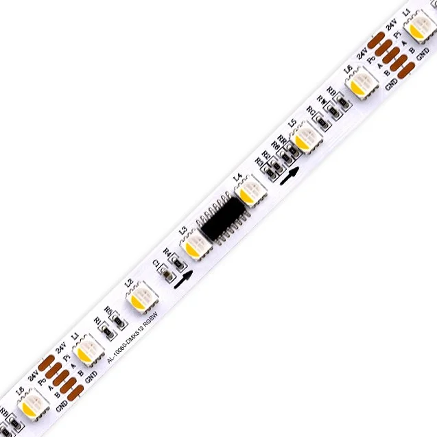 DMX512 Led Light Bar RGB 24V Wireless Control Light 16bit DMX512 RGB Led Strip DMX RGB led tape