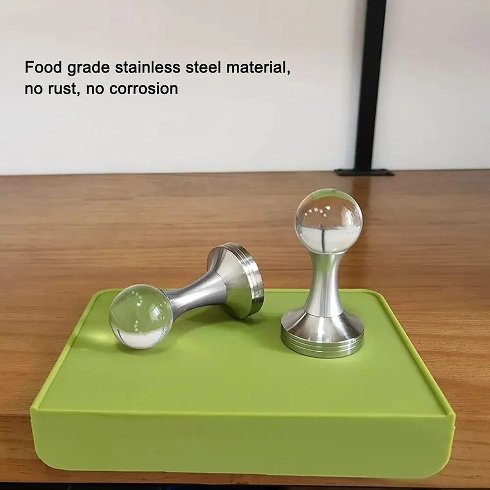 Custom Logo Coffee Press Tool Slippy Base Coffee Bean Press for Home Coffee Tamper