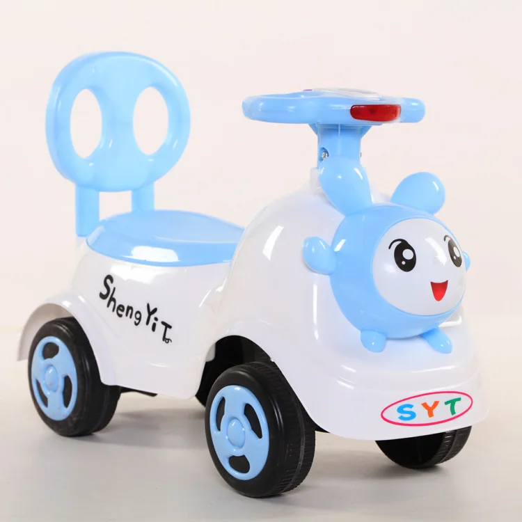 Cartoon Four-Wheeled Swing Baby Toy Car Plastic Ride-on Toy with Music and Lights Toddler Twist Car for Sale