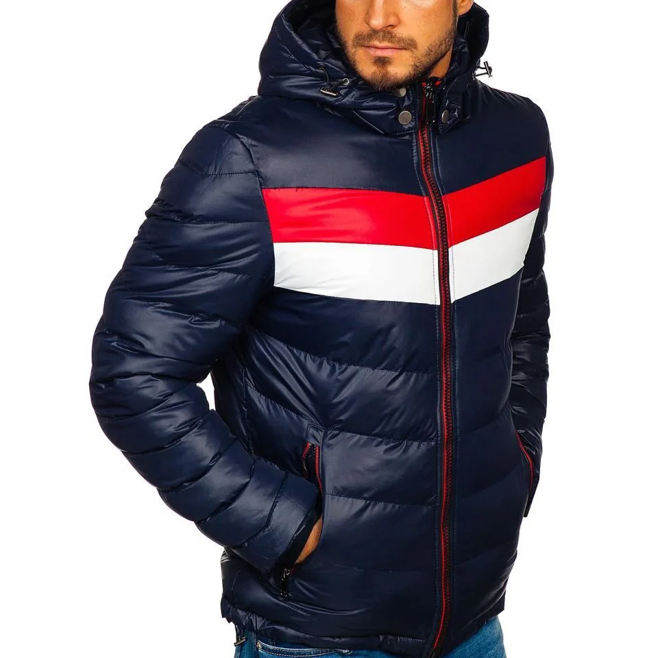 Custom Logo Big Size Light Weight Cotton Outwear Outdoor Winter Coat Mens Windproof Puffer Down Jackets For Man