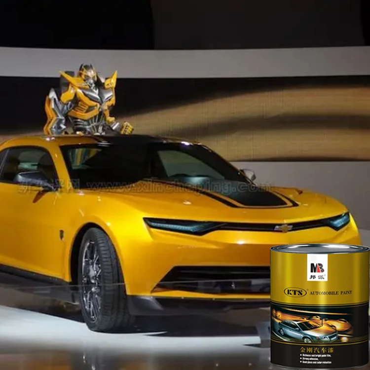 kts High Gloss 2K Car Automotive Paint Lacquer Damage Repair Brands Auto Car Paint Clear Coat