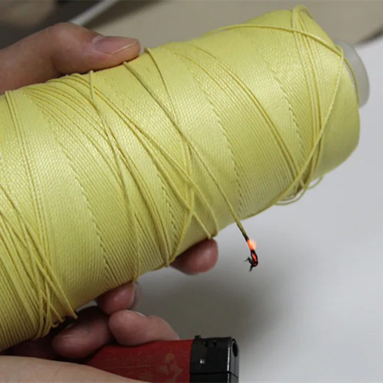 Custom High temperature resistance para aramid sewing thread Twaron aramid yarn factory