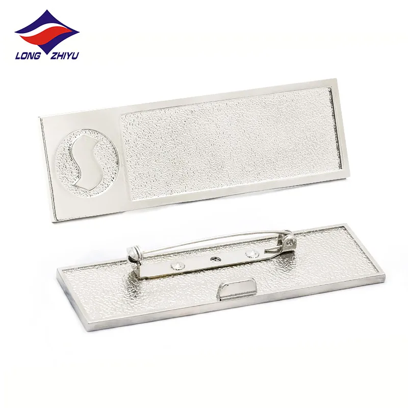 Longzhiyu 15 years china supplier custom name card lapel pin pvc nurse name badge nurse pins